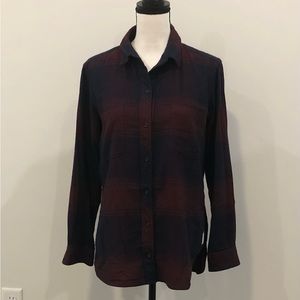Athleta Plaid Flannel Shirt